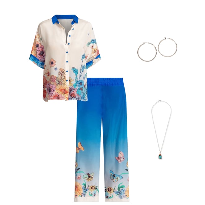 Buy FERNANDA BUTTON DOWN SHIRT | Johnny Was
