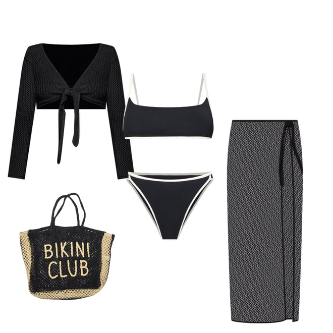 2nd bundle featuring 4 items which compliment Soliel Sarong Skirt