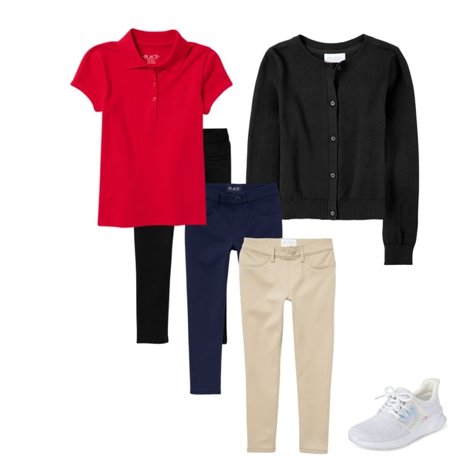 2nd bundle featuring 3 items which compliment Girls Uniform Ponte Knit Pull On Jeggings 3-Pack