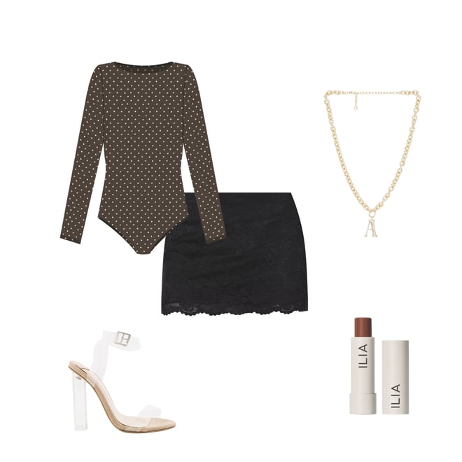 1st bundle featuring 4 items which compliment Dots String Bodysuit