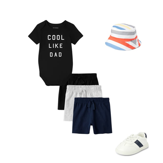 1st bundle featuring 3 items which compliment Baby Matching Family Cool Like Dad Graphic Bodysuit