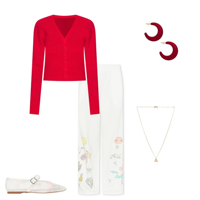 1st bundle featuring 4 items which compliment Camelie Cardigan Top