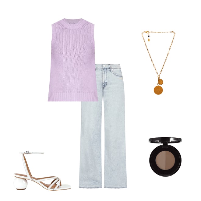 3rd bundle featuring 4 items which compliment Featherweight Sofie High Rise Wide Leg Jeans