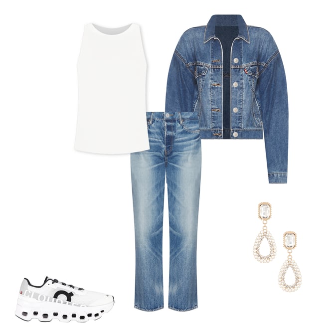 2nd bundle featuring 4 items which compliment Cloudmonster Sneaker in All White Cloudmonster