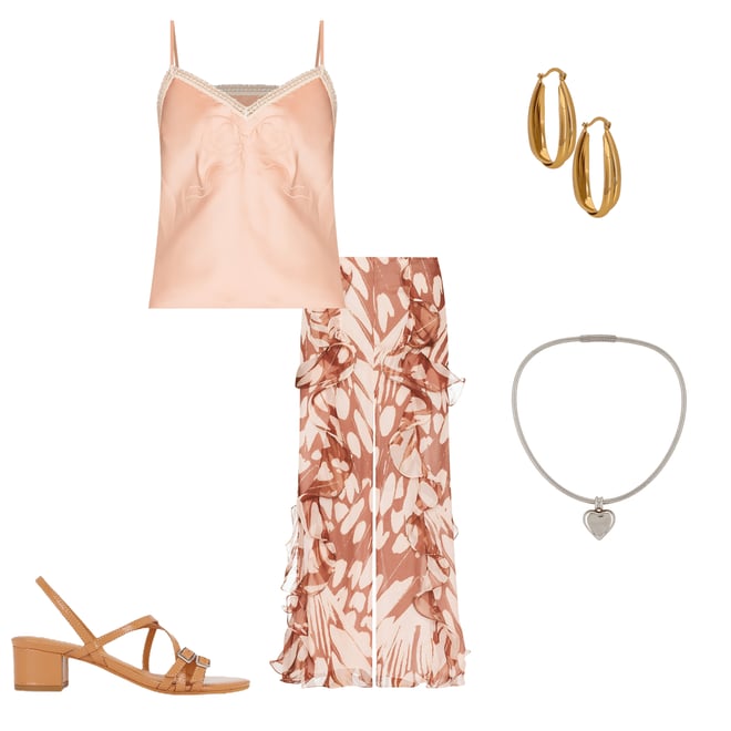 2nd bundle featuring 4 items which compliment Printed Flutter Tones Pant
