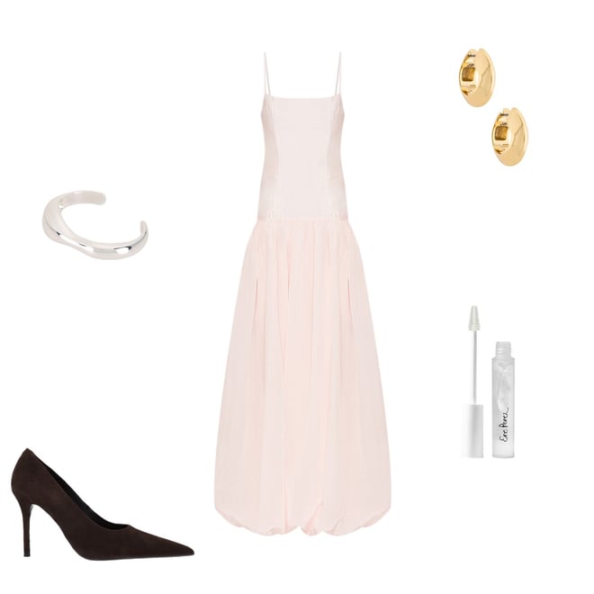christi maxi dress lovers and friends Lovers and Friends Christi Maxi Dress in Light Pink