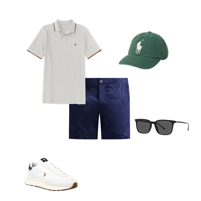 Polo Ralph Lauren Big Pony Contrasting Athletic Twill Cap