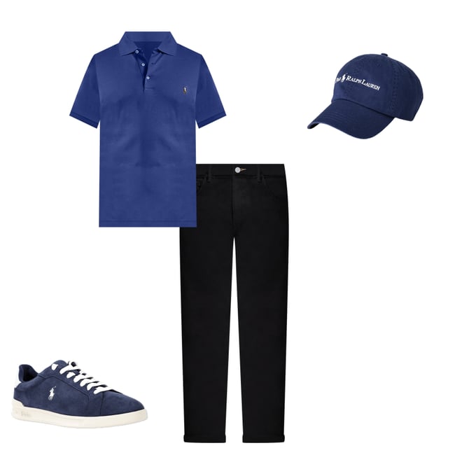 トップス POLO RALPH LAUREN BIG FIT POLO SHIRT Polo Ralph Lauren Big & Tall Classic Fit Printed Soft Cotton