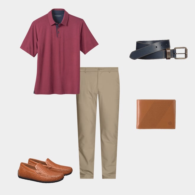 1st bundle featuring 4 items which compliment Baldwin Driver Woven Slip-On Loafer