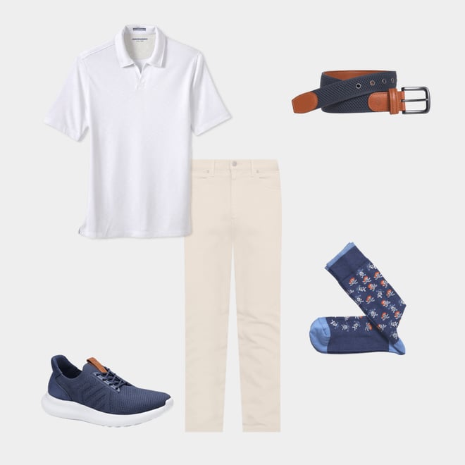 5th bundle featuring 4 items which compliment Amherst Engineered Knit Belt