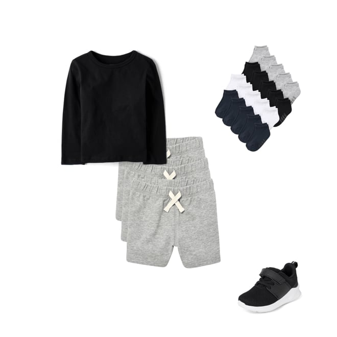 3rd bundle featuring 3 items which compliment Baby And Toddler French Terry Shorts 3-Pack