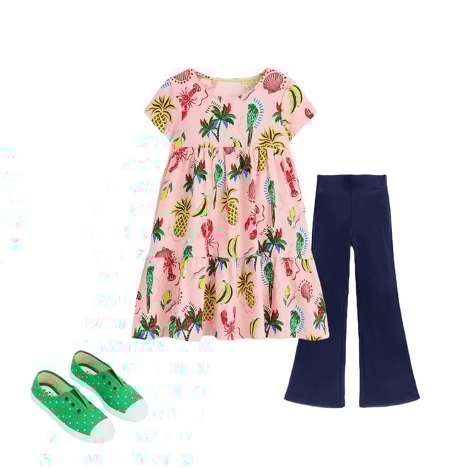 1st bundle featuring 2 items which compliment Ribbed Flare Leggings-College Navy