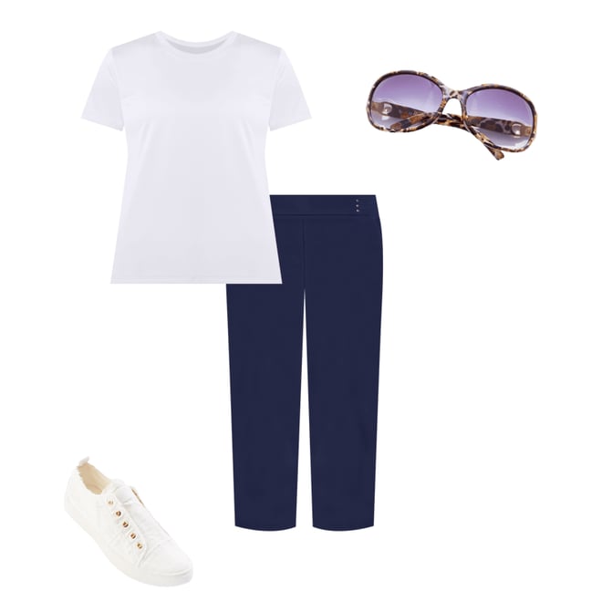  Cato Fashions | Cato Plus Size Slim Silver Stud Waist Pants