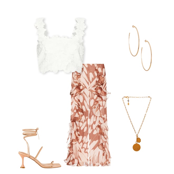 3rd bundle featuring 4 items which compliment Printed Flutter Tones Pant