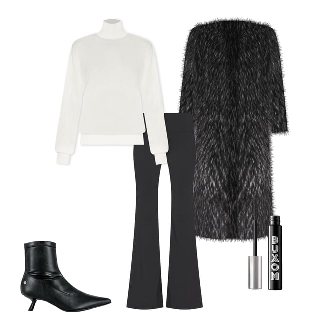 1st bundle featuring 4 items which compliment Mechanical Dolls Faux Fur Coat