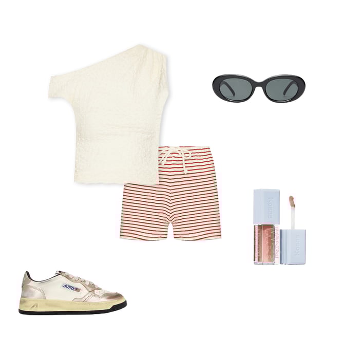 3rd bundle featuring 4 items which compliment Loop Terry Stripe Short