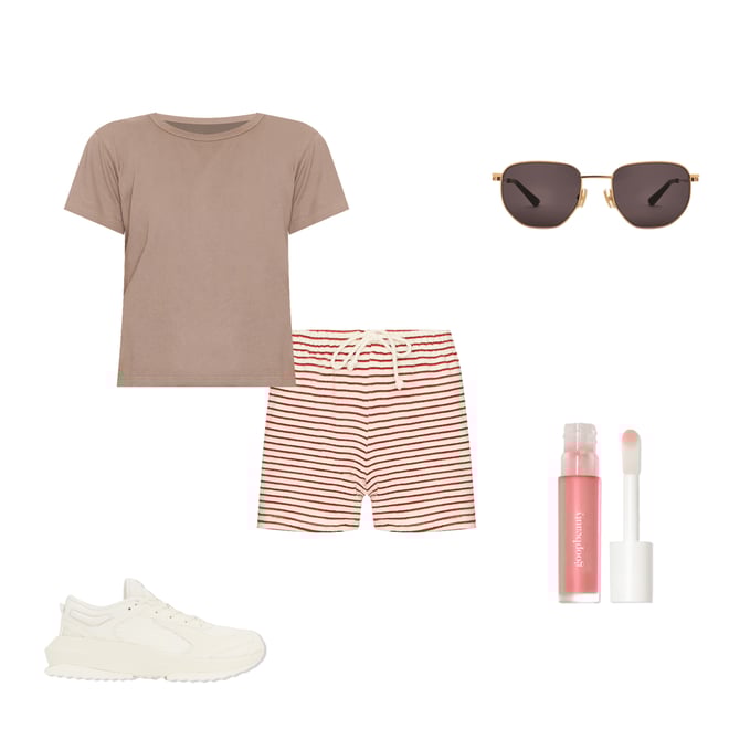 2nd bundle featuring 4 items which compliment Loop Terry Stripe Short
