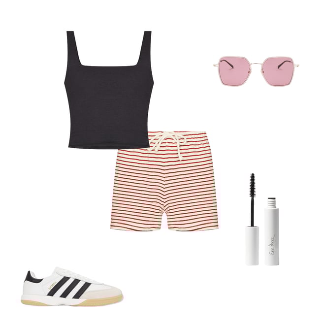 1st bundle featuring 4 items which compliment Loop Terry Stripe Short