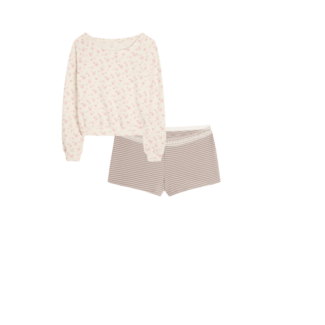 Gilly Hicks Waffle Off-the-Shoulder Top