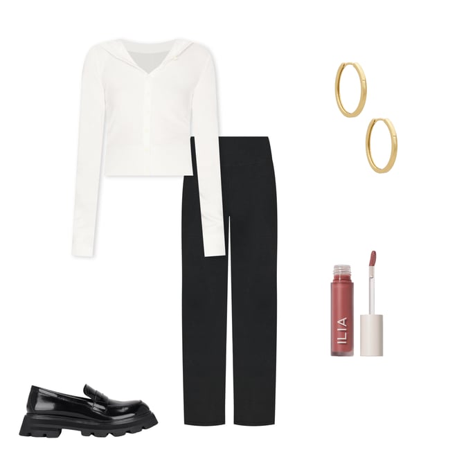 2nd bundle featuring 4 items which compliment Easy Cropped Wide Leg Pant
