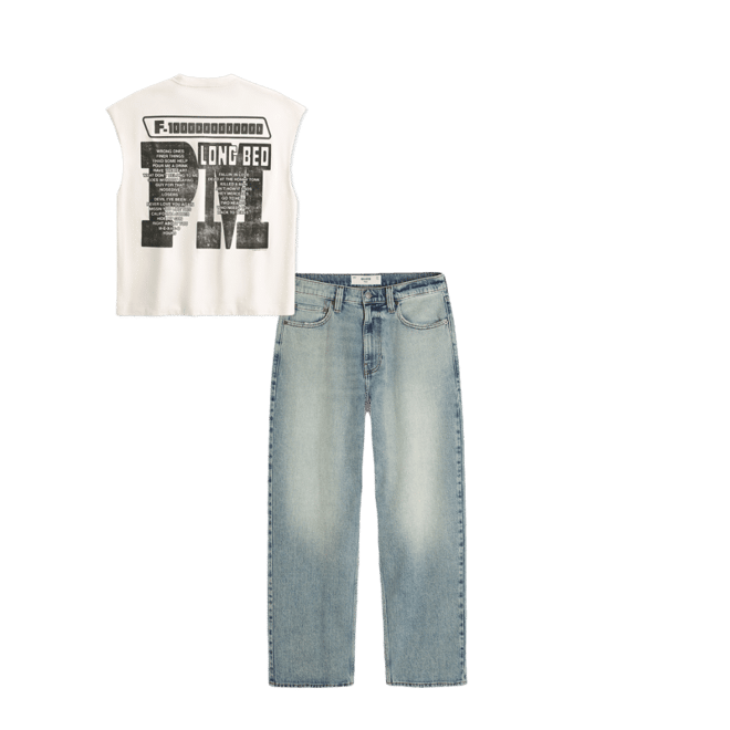 Boxy Heavyweight Post Malone Graphic Tank