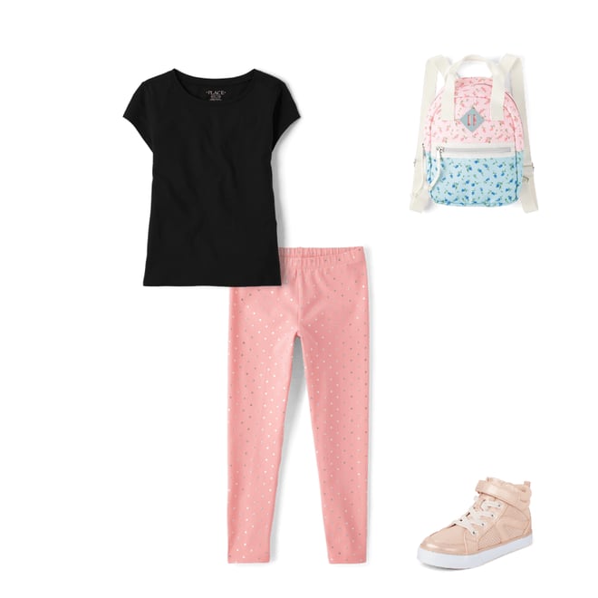 2nd bundle featuring 3 items which compliment Girls Foil Dot Leggings