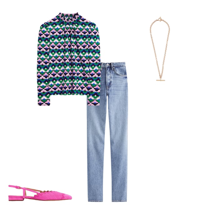 5th bundle featuring 3 items which compliment High Rise Rigid Straight Jeans-Light Vintage