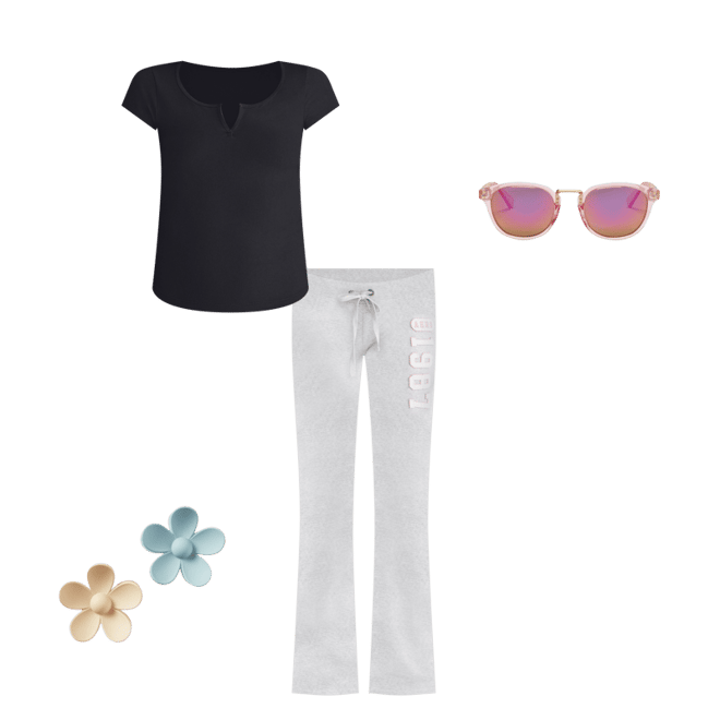 Aero 1987 Fit & Flare Sweatpants