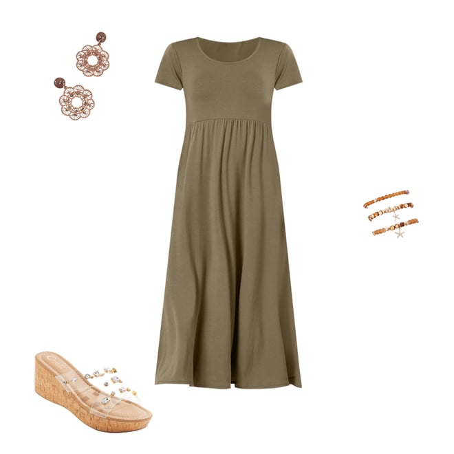 Cato Fashions | Cato Plus Size Solid Side Pocket Maxi Dress