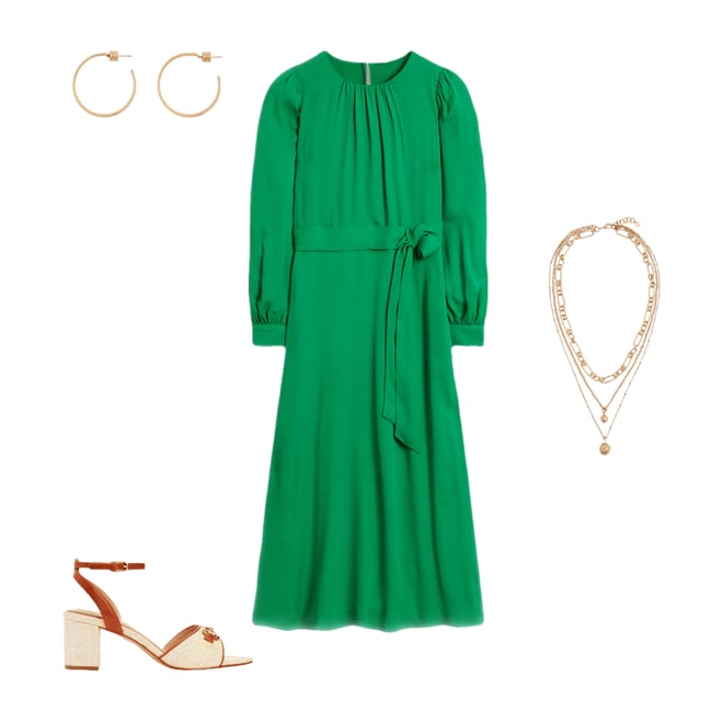 ブルゾン EMILY BLOUSON DRESS Yuka V-Neck Midi Dress in chambray burnout | Ramy Brook