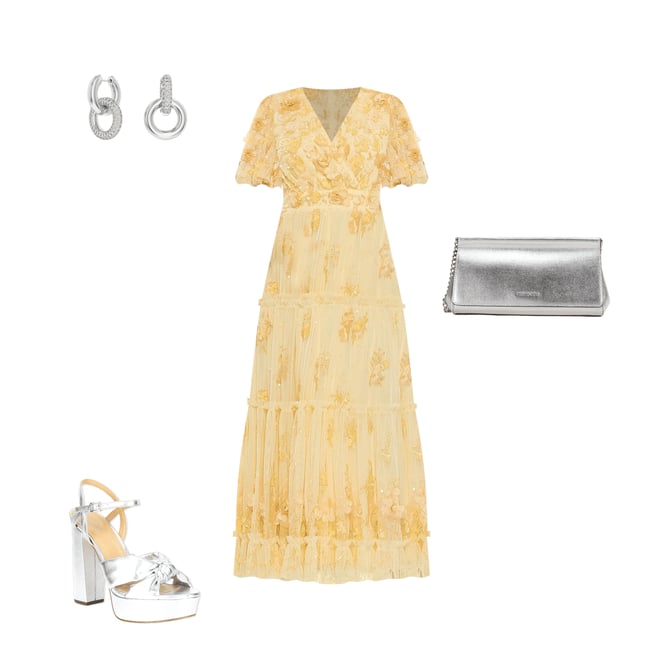 ★セール♪★MAC DUGGAL プランジネック3Dレースドレス★ Mac Duggal 3D Floral-Embellished Lace Gown | Saks Fifth Avenue
