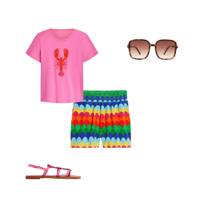 1st bundle featuring 3 items which compliment Smocked Towelling Short