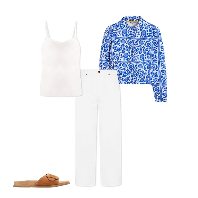 2nd bundle featuring 3 items which compliment Plain Cami Top-White