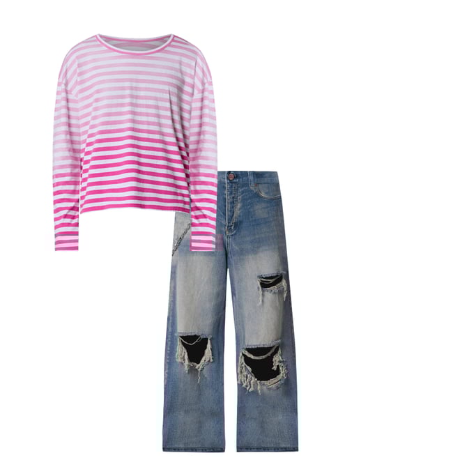 MNML BLOWOUT RAVE デニム Blue Black 送料込み Blowout Rave Denim - Vintage Blue | mnml | shop now