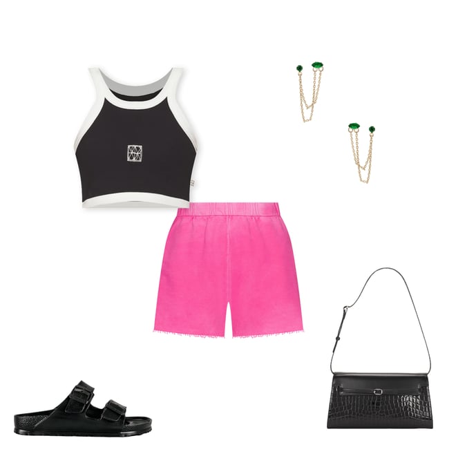 4th bundle featuring 4 items which compliment Monogram Cropped Tank
