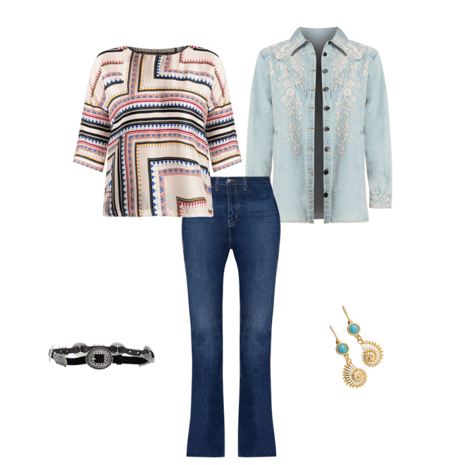 Buy ARDEN OVERSIZED BLOUSE | Johnny Was