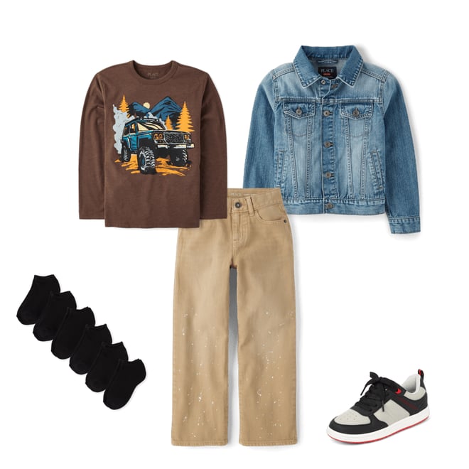 Boys Long Sleeve Denim Jacket - BLUE | The Children's Place