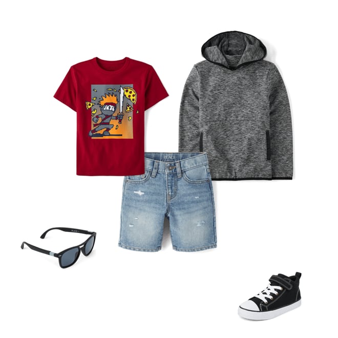 8th bundle featuring 4 items which compliment Boys Cozy Active Marl Hoodie