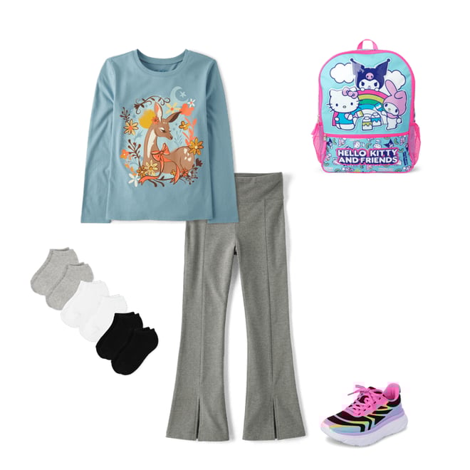 1st bundle featuring 4 items which compliment Kids Cushioned Ankle Socks 6-Pack