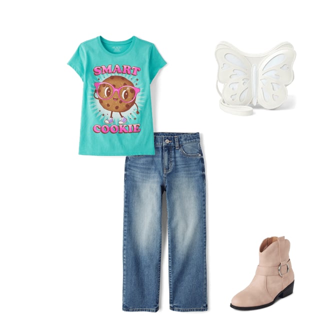 Girls Iridescent Butterfly Bag - WHITE | The Children's Place
