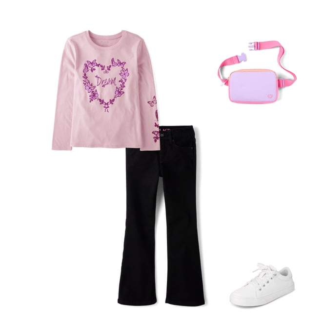 5th bundle featuring 3 items which compliment Girls Flare Jeans