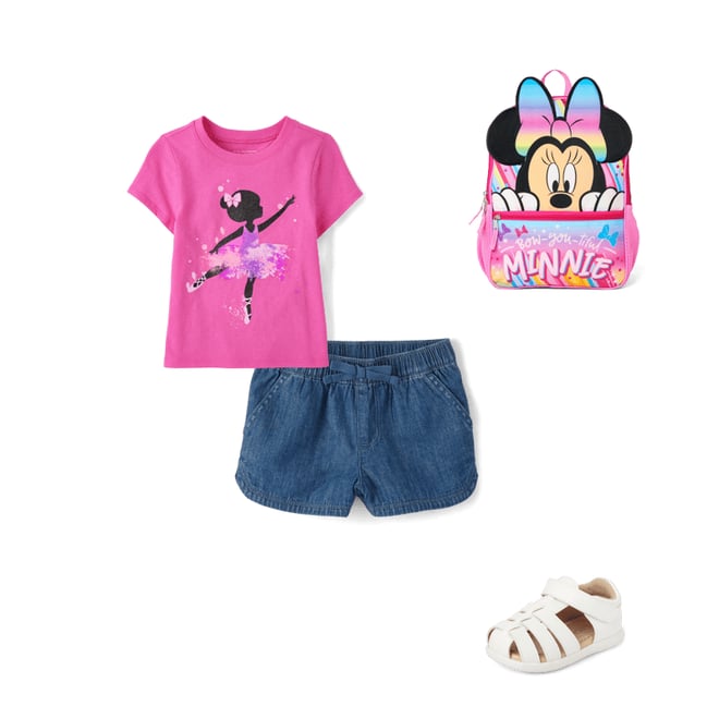 3rd bundle featuring 3 items which compliment Baby And Toddler Girls Chambray Pull On Shorts