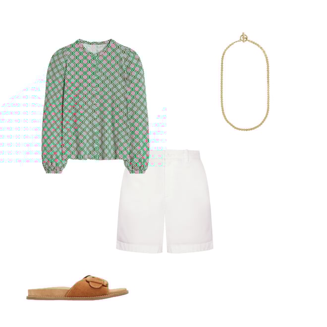 5th bundle featuring 3 items which compliment Barnsbury Chino Shorts-White