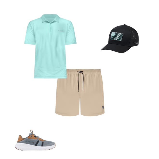 PFG Fish Flag™ Mesh Ball Cap - High Crown