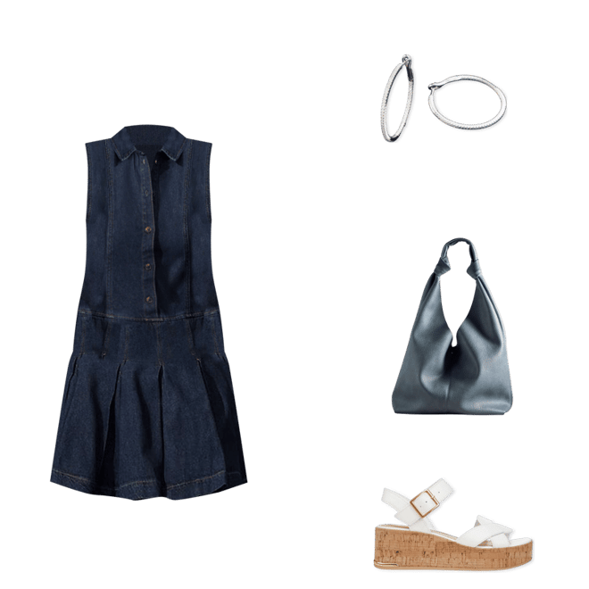 Reformation Arella Denim Mini Dress | Anthropologie