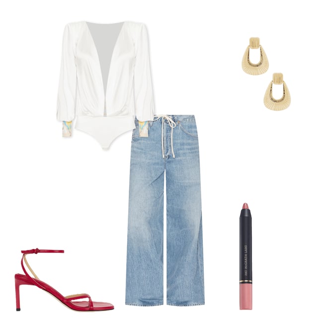 2nd bundle featuring 4 items which compliment Brynn Drawstring Trouser Jeans