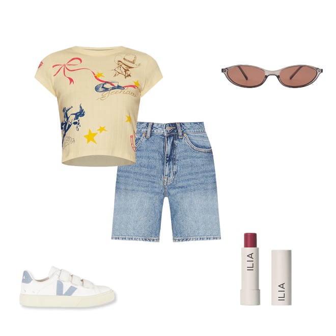 1st bundle featuring 4 items which compliment Western Flash Pointelle Tee