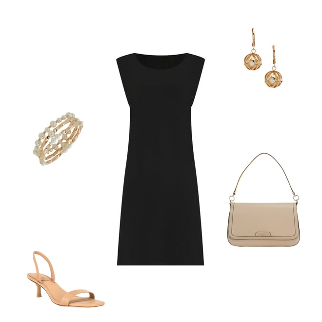 Anne Klein Stretch Crepe Sleeveless Sheath Dress | Dillard's