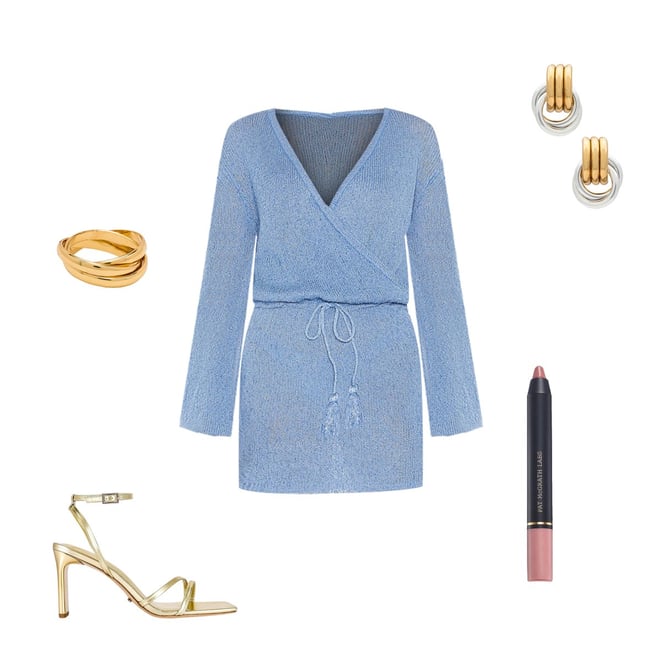 ワンピース Lovely Loophole Pantsskirt Dress LSPACE Topanga Dress in Cornflower | REVOLVE