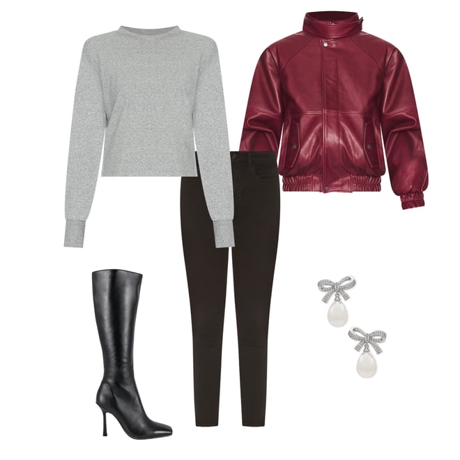 2nd bundle featuring 4 items which compliment Havana Heeled Boot